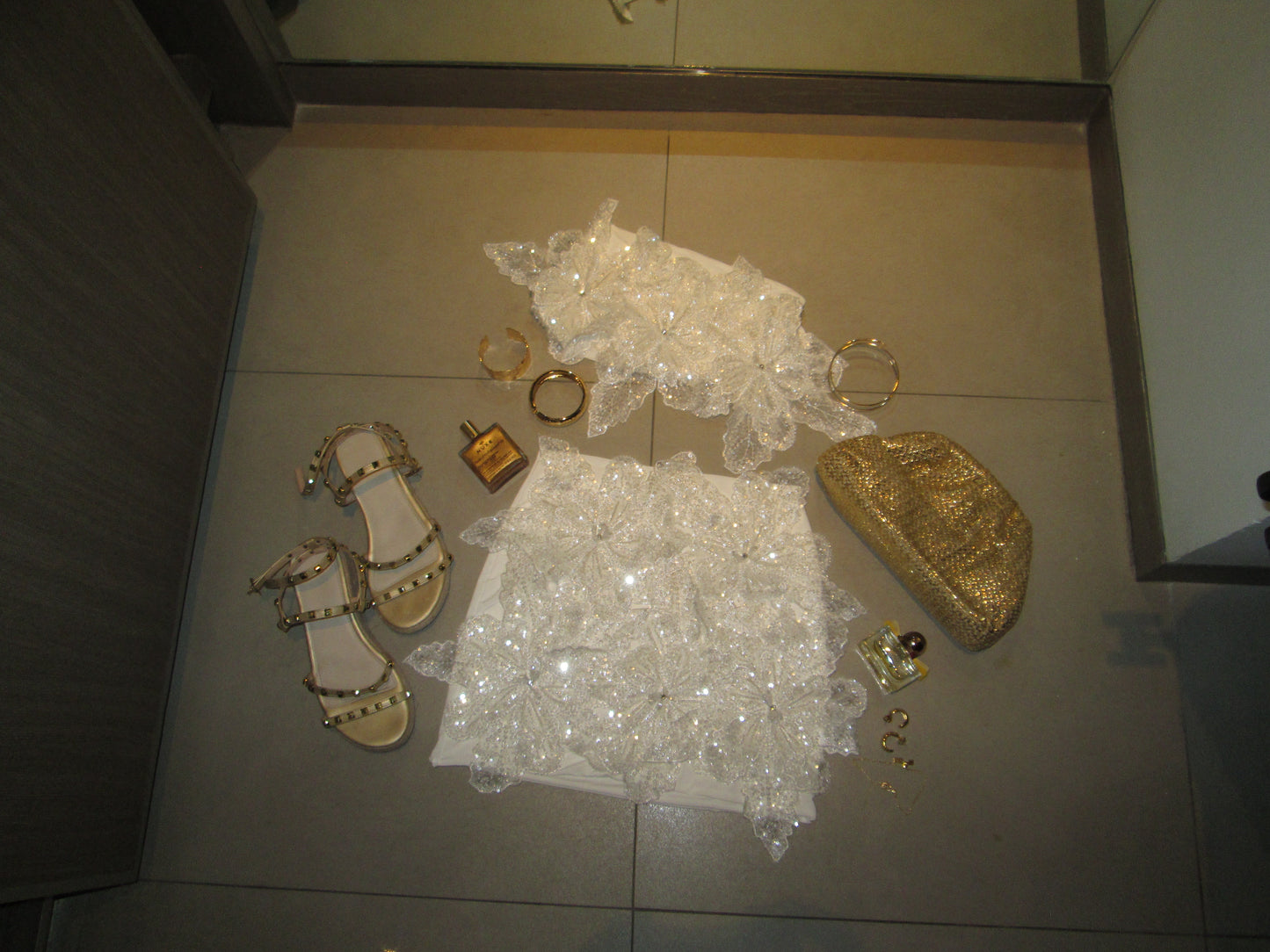 The “Dahlia” Mini Skirt - White